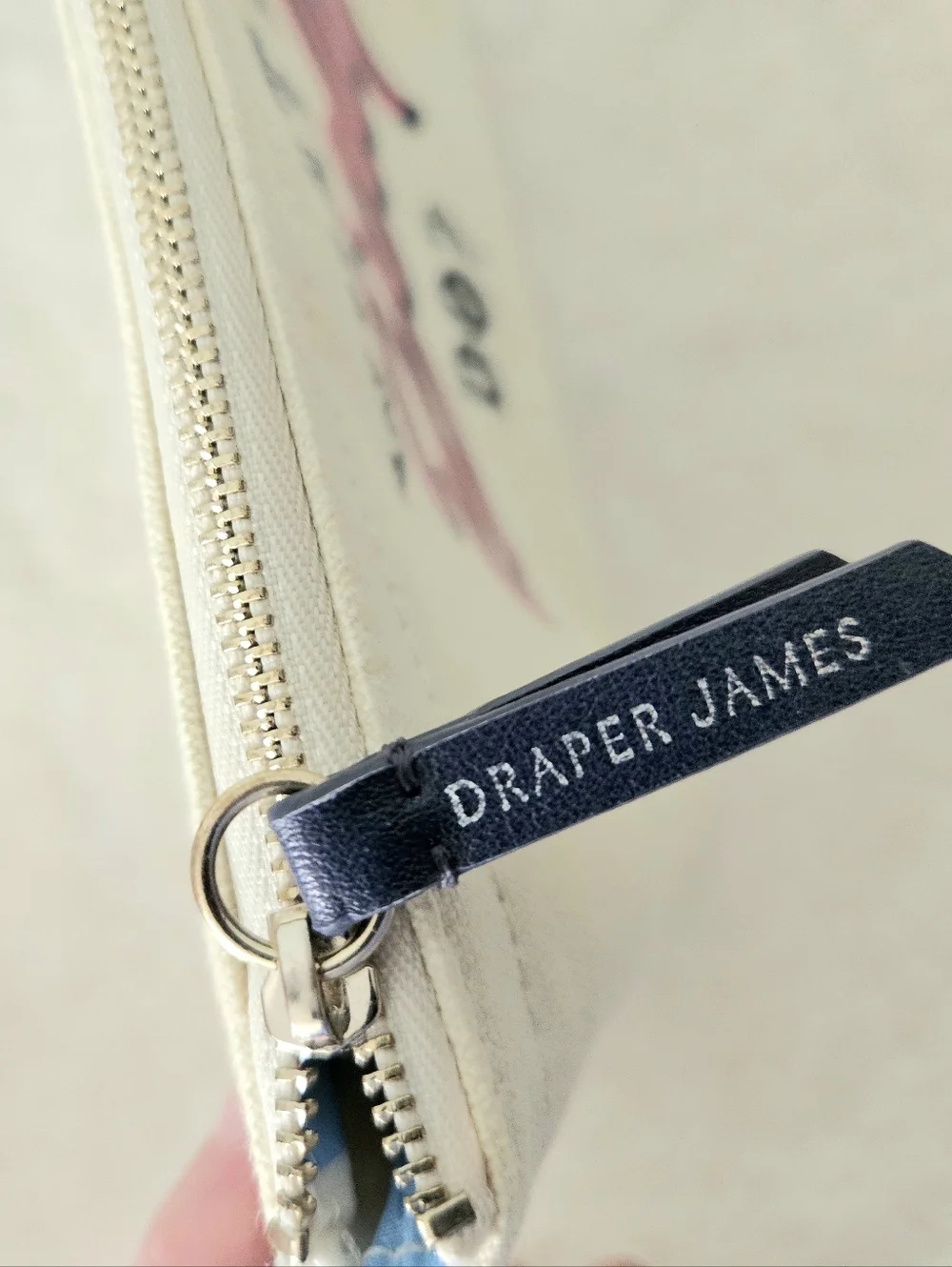 Draper James What Would Dolly Do Canvas Pouch Make-up Bag